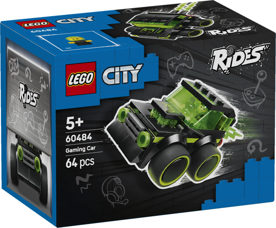 LEGO City Rides Gaming Race Car Model Car Kit 60484