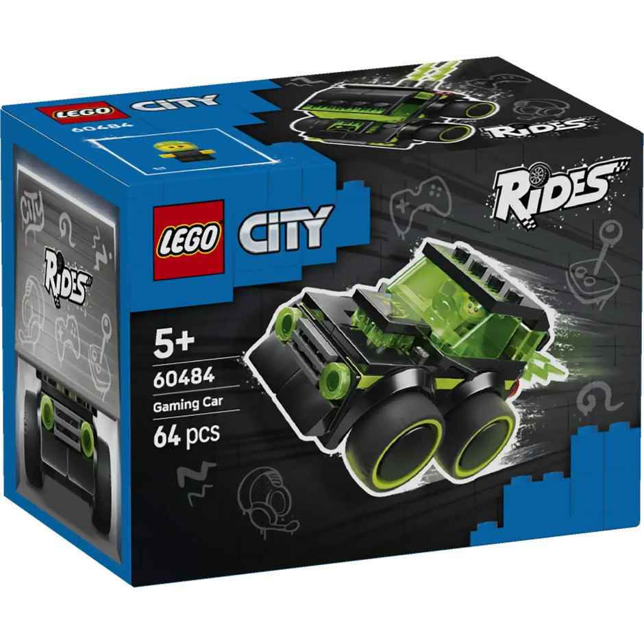 LEGO City Rides Gaming Race Car Model Car Kit 60484