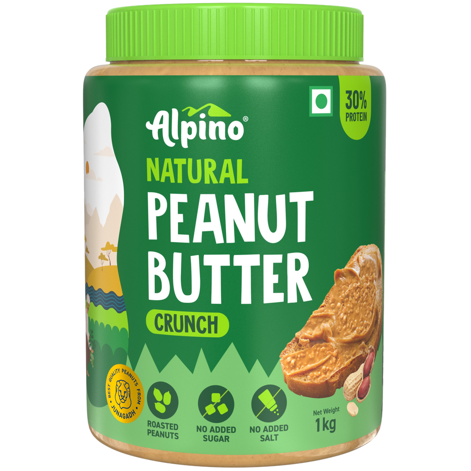 Alpino Natural Peanut Butter Crunch (Unsweetened)