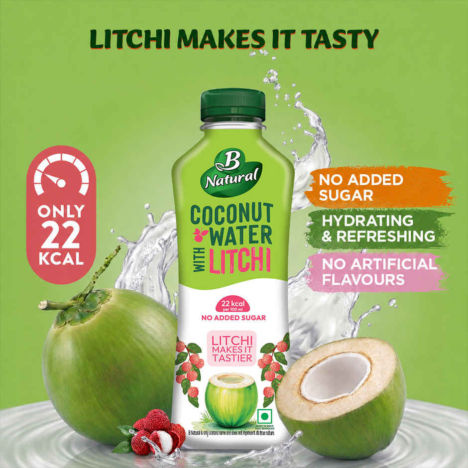 B Natural Coconut Water with Litchi