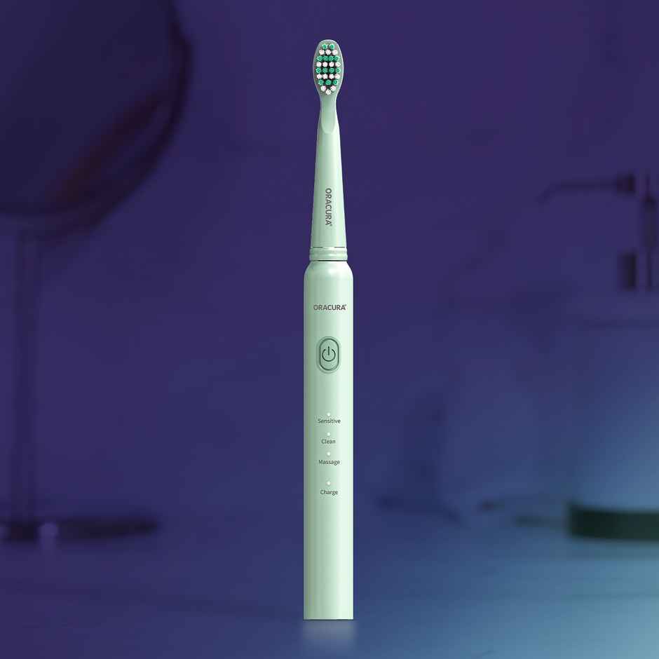 Oracura Sb200 Sonic Lite Rechargeable Electric Toothbrush Green