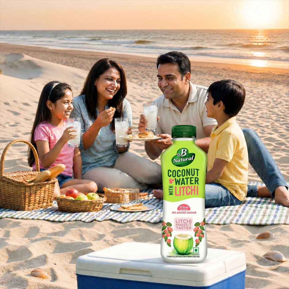 B Natural Coconut Water with Litchi