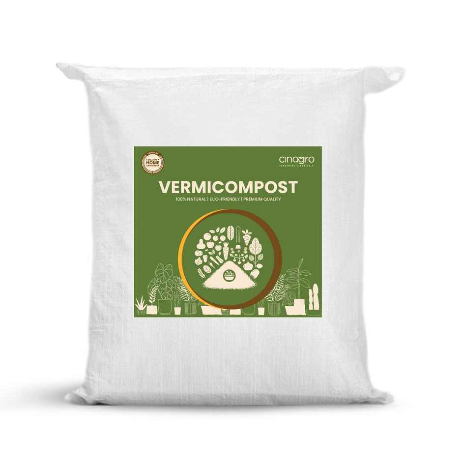 Cinagro Vermicompost Fertilizer for Plants|Nutrient-Rich Organic Fertilizer