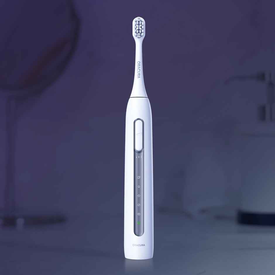 Oracura Sb300 Sonic Smart Rechargeable Electric Toothbrush Grey