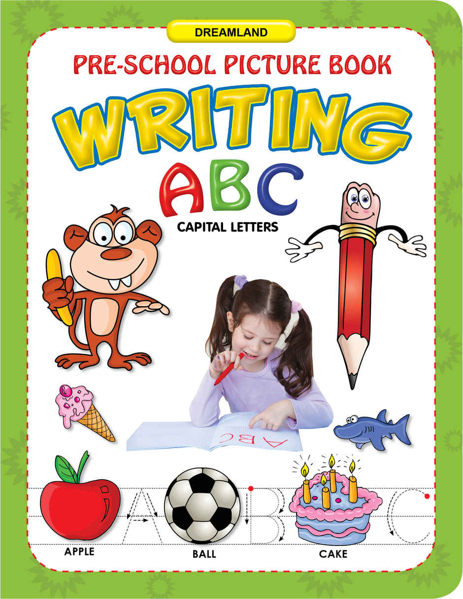 Dreamland ABC Capital Letters Writing Practice Book for Toddlers Age 2 to 5