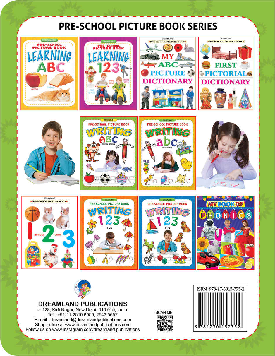 Dreamland ABC Capital Letters Writing Practice Book for Toddlers Age 2 to 5