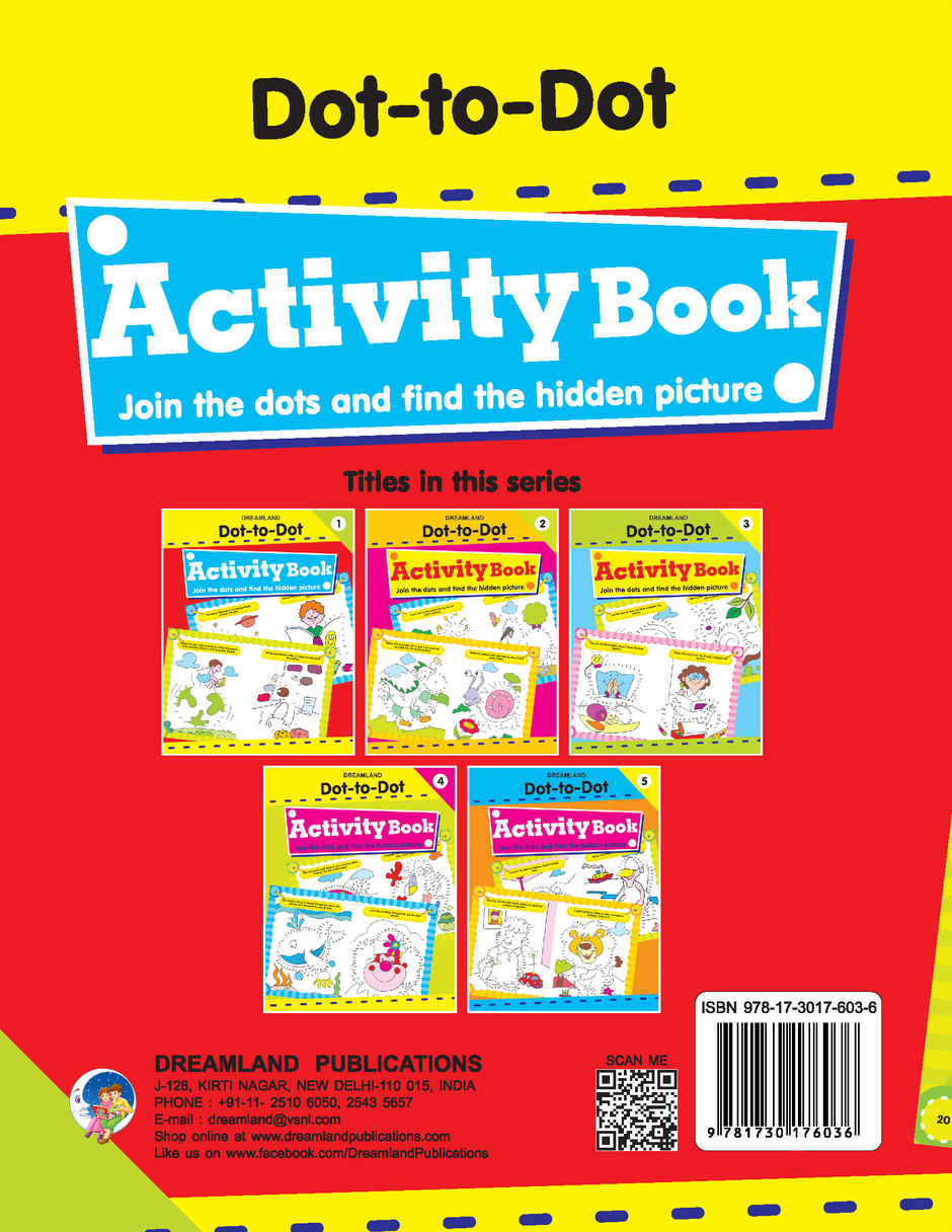 Dreamland Fun with Dot to Dot Part 1 for Kids | Age 3 to 5