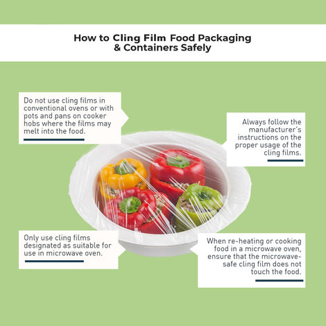 Ezee 100 m Cling Film Wrap - 12 Inches | BPA Free | Multipurpose | Non-Stick Microwave Safe