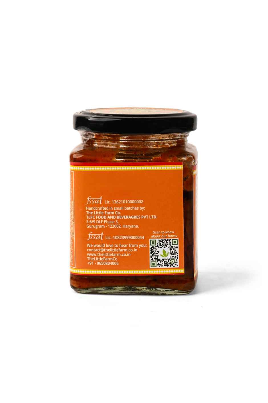The Little Farm Co Tomato Pickle | Authentic Tamil Nadu South Style Tamatar Achar