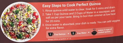 Pintola Organic Quinoa, Cereal For Breakfast, High In Protein & Dietry Fibre, Minerals