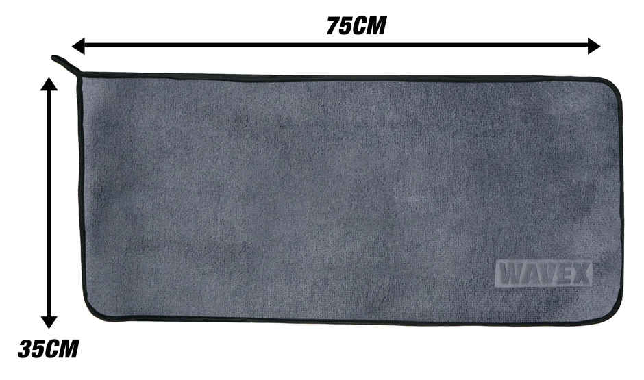 Wavex Microfiber Cleaning Towel | 500 GSM | Grey
