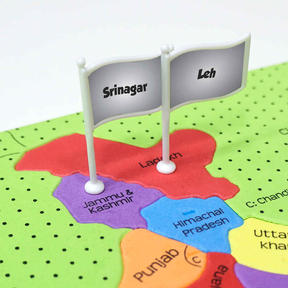 Imagimake Mapology India States Capitals Puzzle | Interactive Learning Toy | Educational Gift