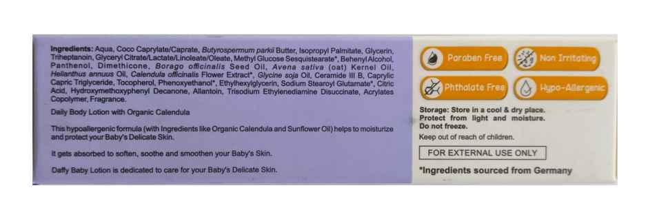 Daffy Baby Lotion