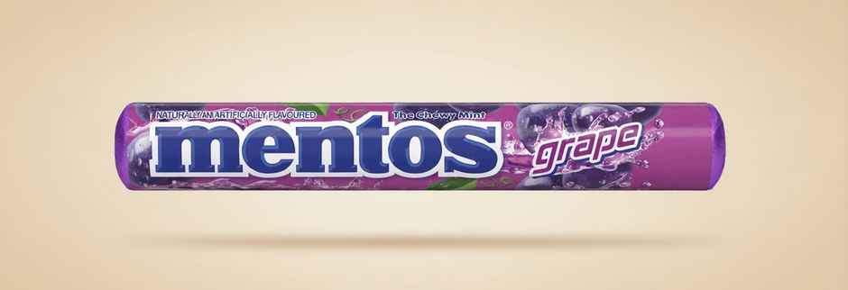 Mentos Grape Candy Roll