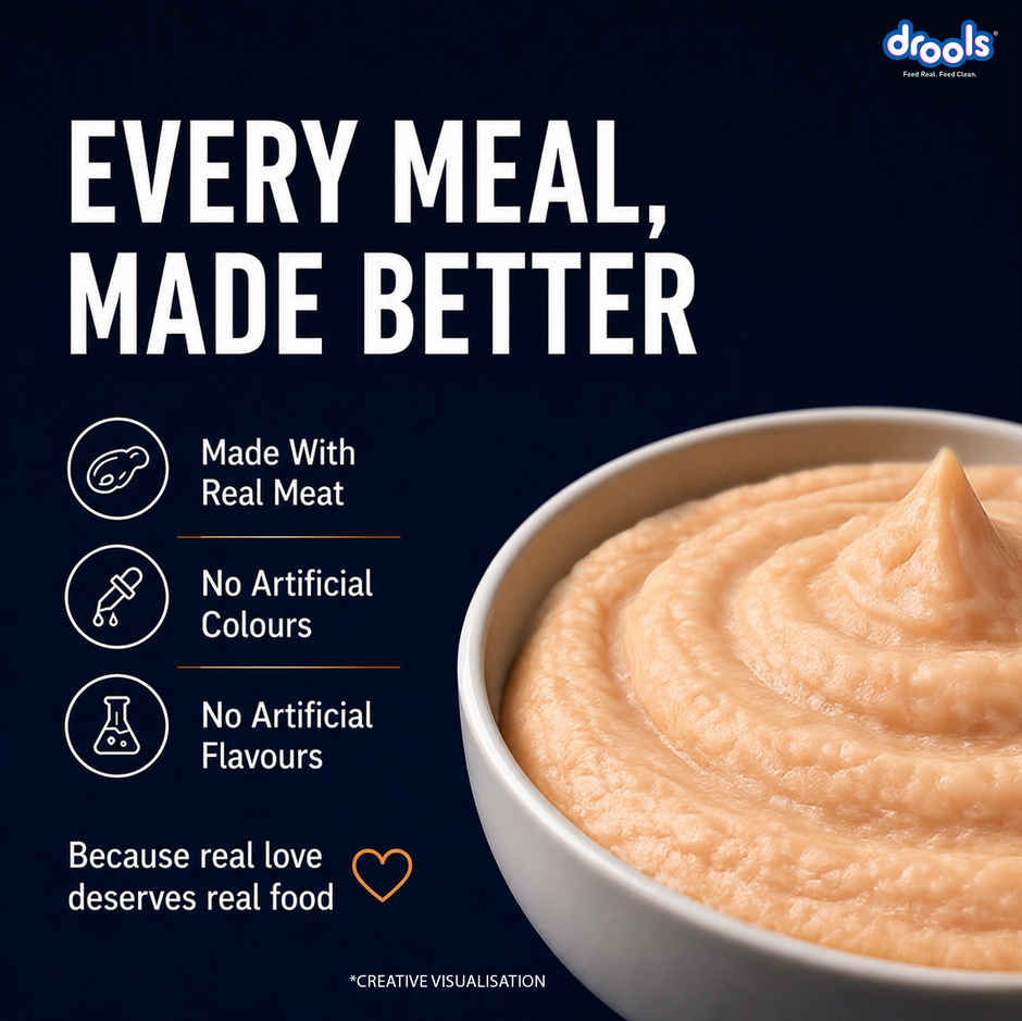 Drools Tuna Mousse Adult Cat Wet Food, 80g (4+1 Free Pack)