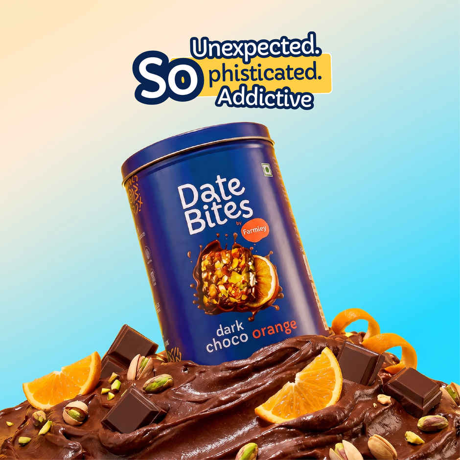 Farmley Choco Orange Chocolate Date Bites | No Added Sugar 