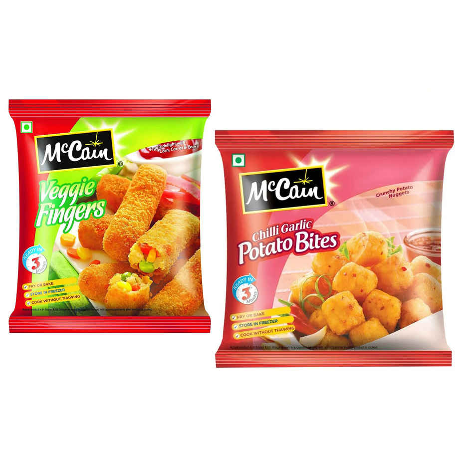 McCain Veggie Fingers & Chilli Garlic Potato Nuggets Combo