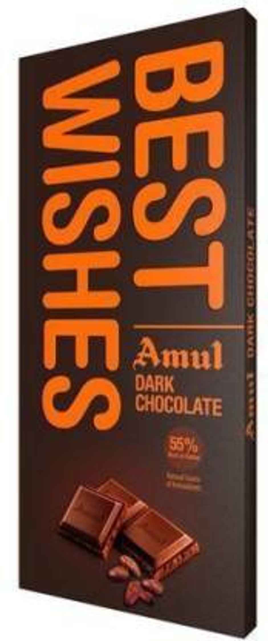 Amul Dark Chocolate Best Wishes