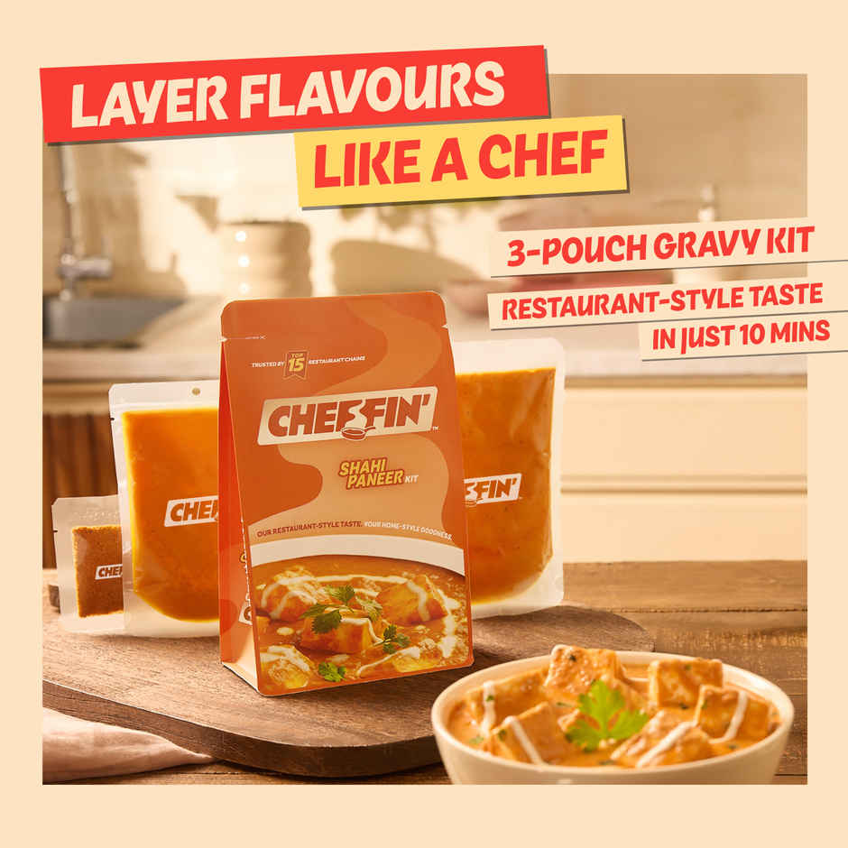 Cheffin' Shahi Paneer Masala | Add Fresh Paneer | Serves 2-3 | Ready in 10 Min