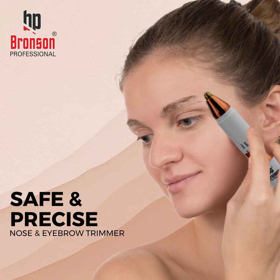 Bronson Professional Facial Hair Remover Eyebrow Nose Underarms Bikini Trimmer Rechargeable