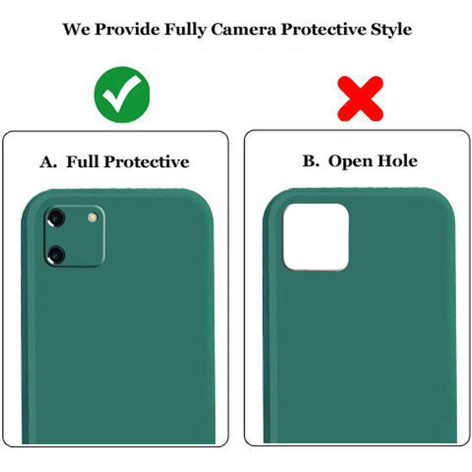 Artistque Case for Realme C11 Back Cover - Plain Liquid Silicone Cover