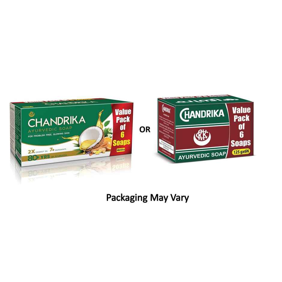 Chandrika Ayurvedic Soap| Made With Herbal Extracts & Vegetable Oils For Naturally Radiant Skin