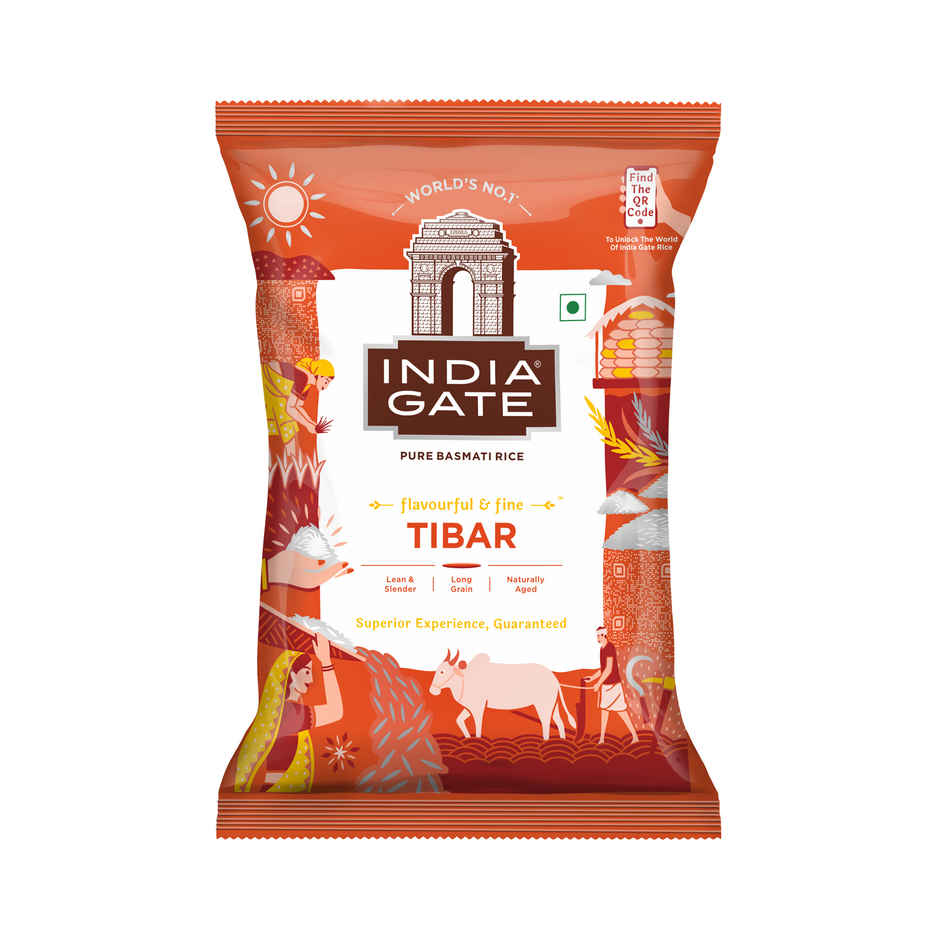 India Gate Flavourful & Fine Tibar Pure Basmati Rice