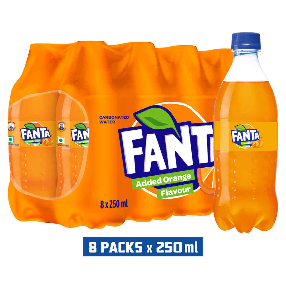 Fanta Orange Flavoured Soft Drink | Carbonated Beverage