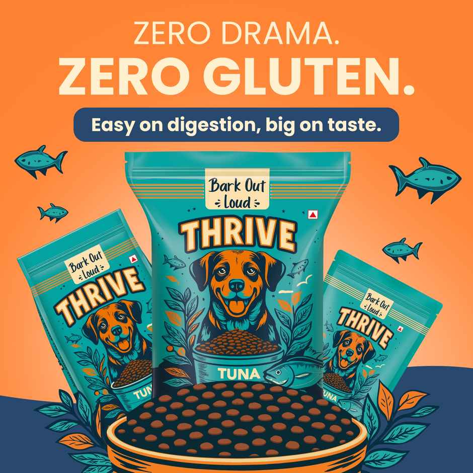 Bark Out Loud | THRIVE Dog Food Tuna Flavor Adult Dogs | All Breeds