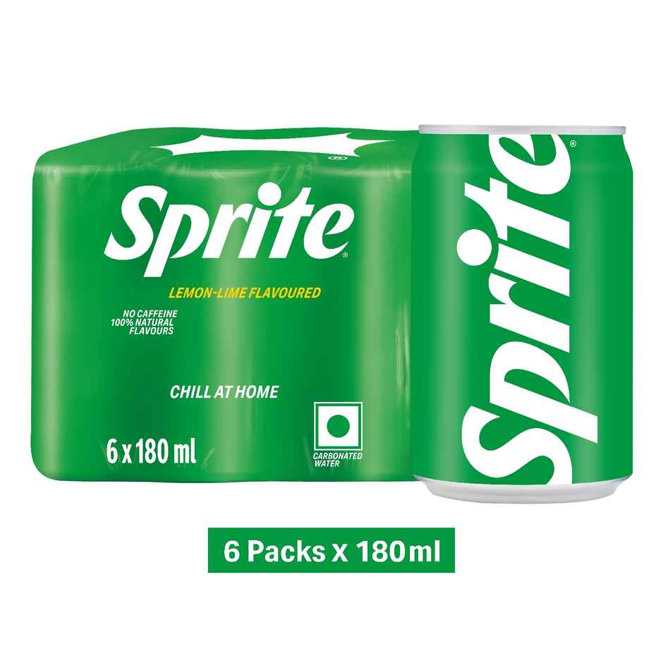Sprite Lemon Soft Drink Can | Carbonated Beverage