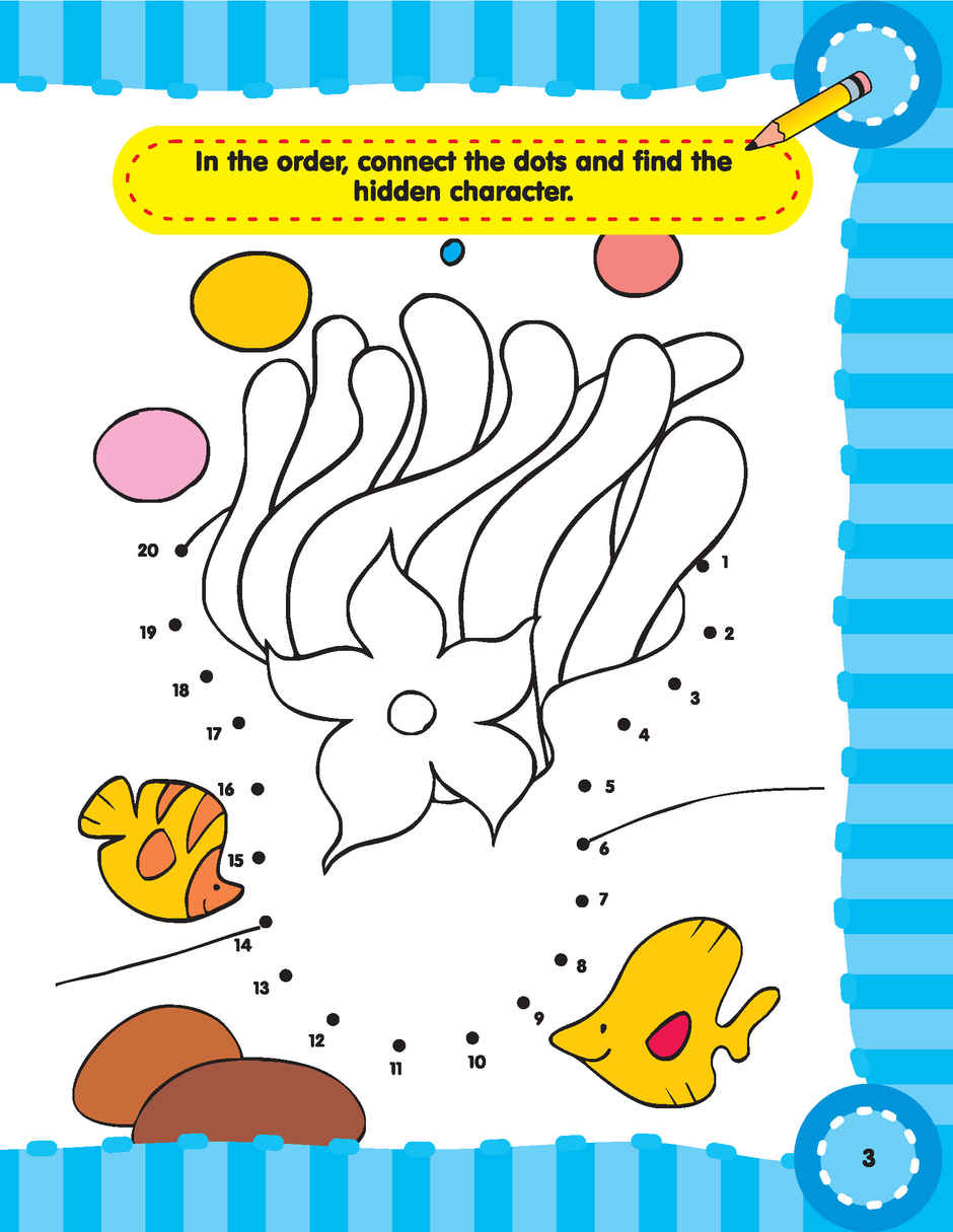 Dreamland Fun with Dot to Dot Part 1 for Kids | Age 3 to 5