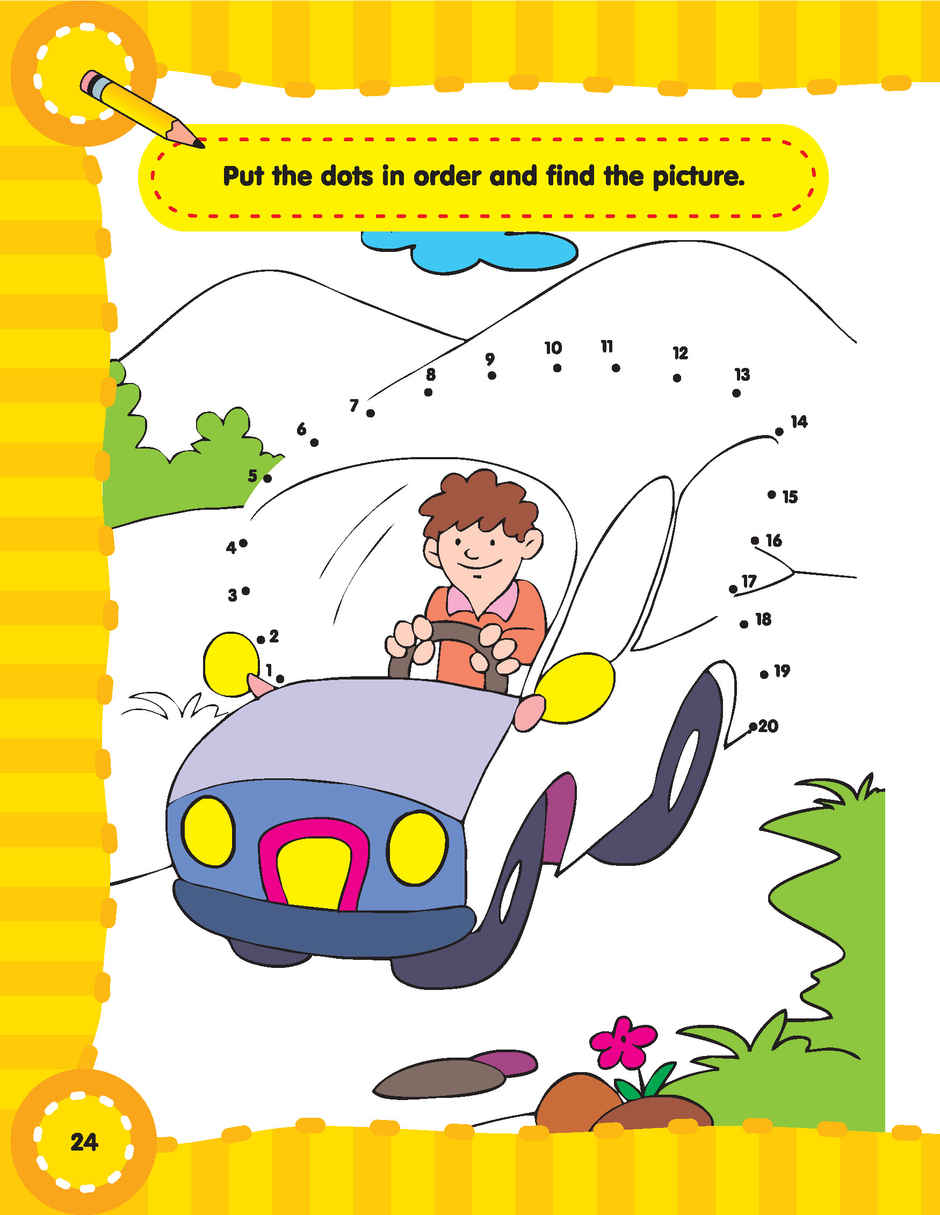 Dreamland Fun with Dot to Dot Part 1 for Kids | Age 3 to 5