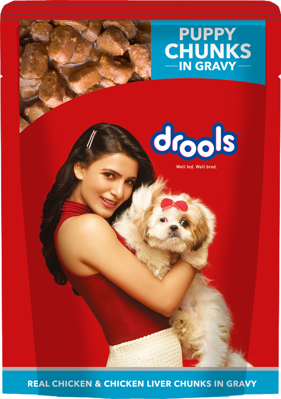 Drools Puppy Real Chicken And Chicken Liver Chunks In Gravy (150 gm x 30)