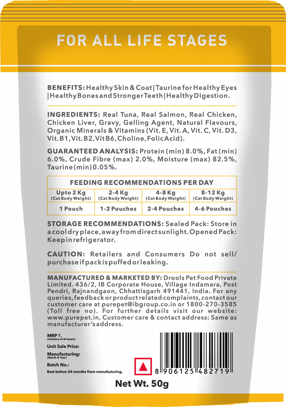 Purepet Cat Real Tuna in Gravy Wet Food