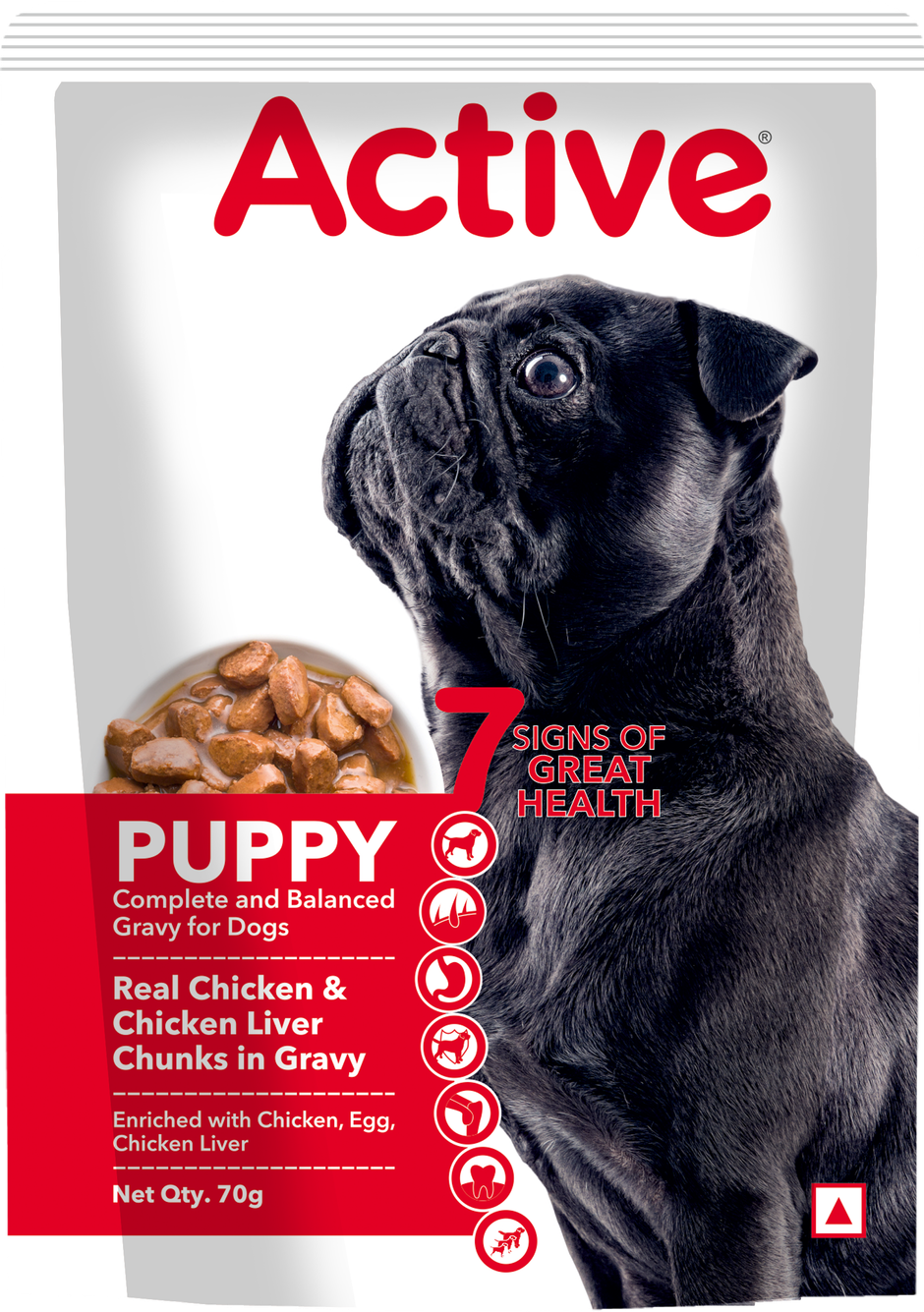 Active Adult Gravy Wet Dog Food Chicken Liver and Real Chicken