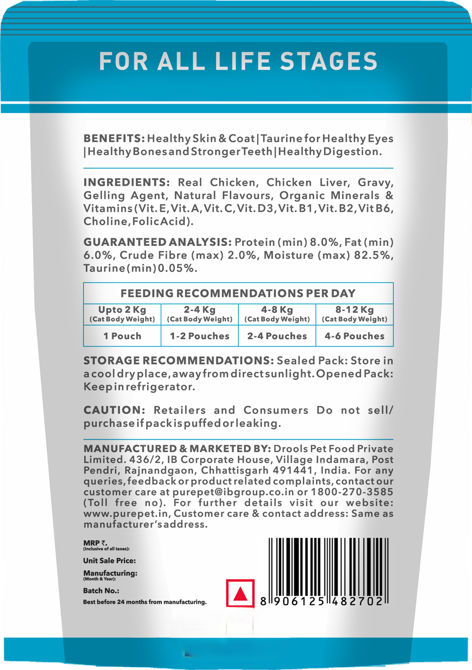 Purepet Cat Real Chicken & Liver gravy