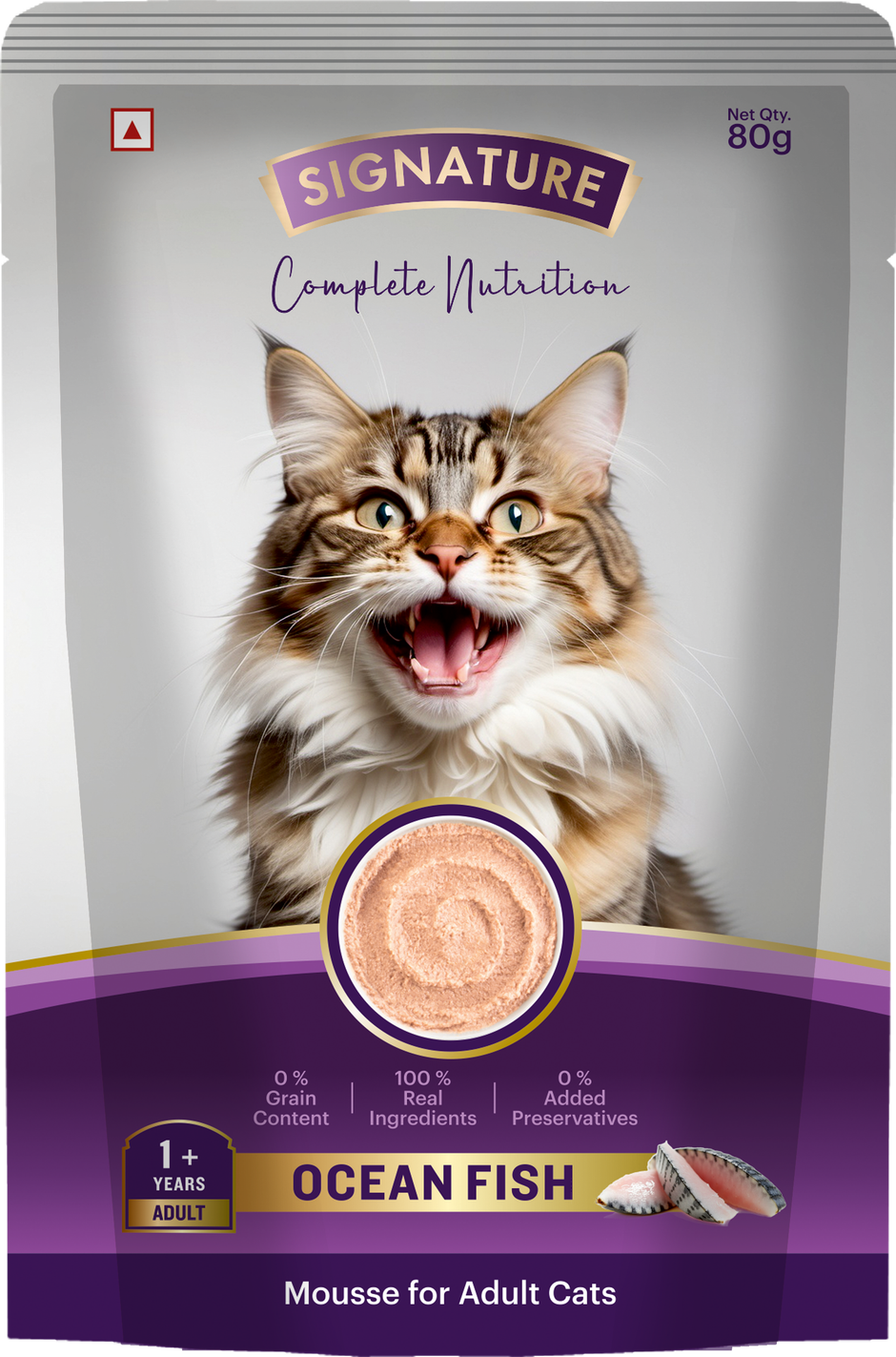 Signature Grain Zero Ocean Fish Mousse Adult Cat Wet Food