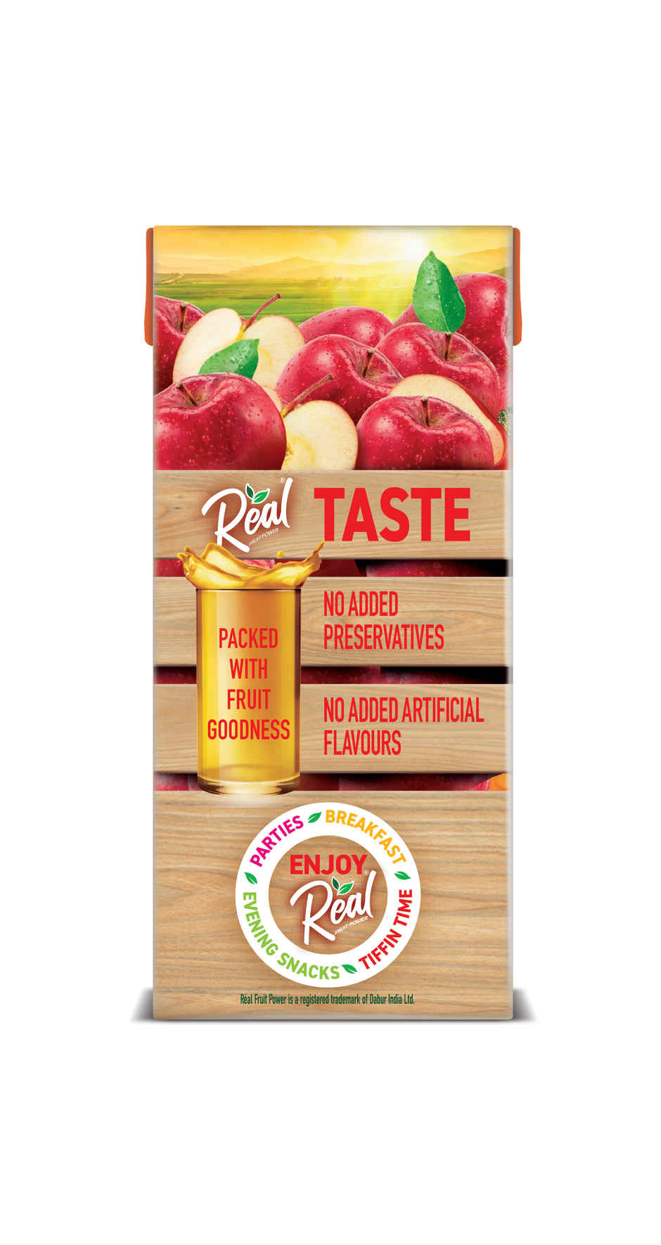 Real Fruit Power Apple Juice | Pack of 10