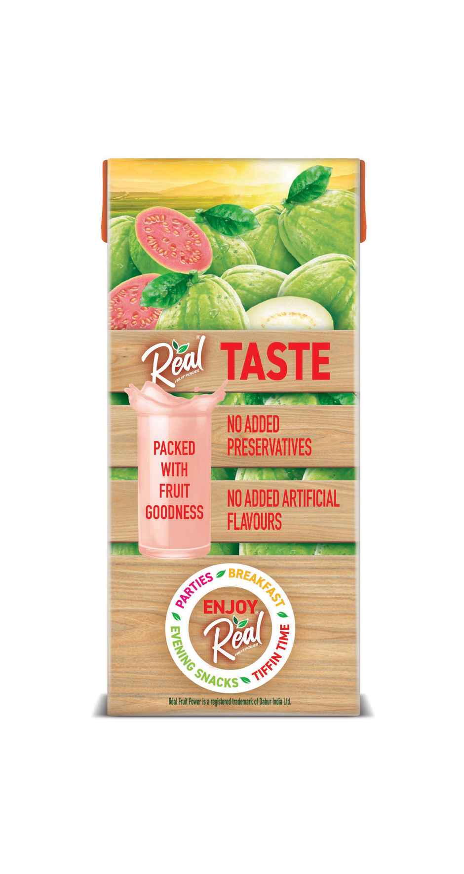 Dabur Real Fruit Power Guava Juice | Tangy & Fruity