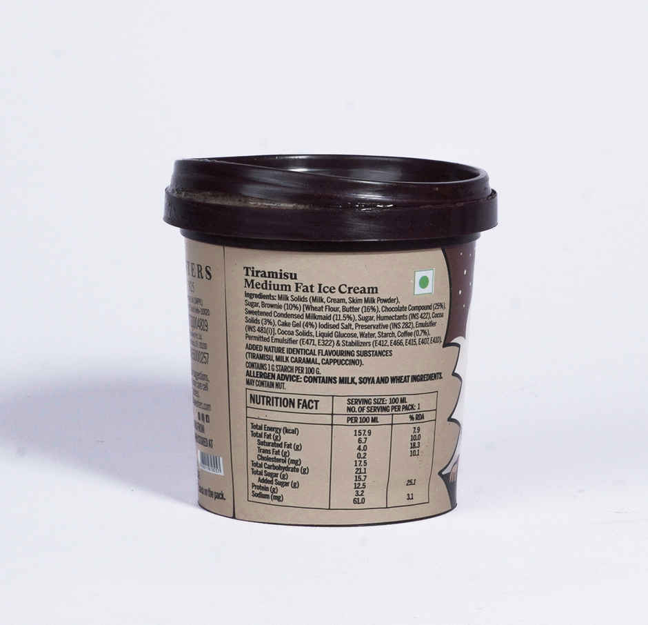 Keventers Tiramisu Ice Cream Cup