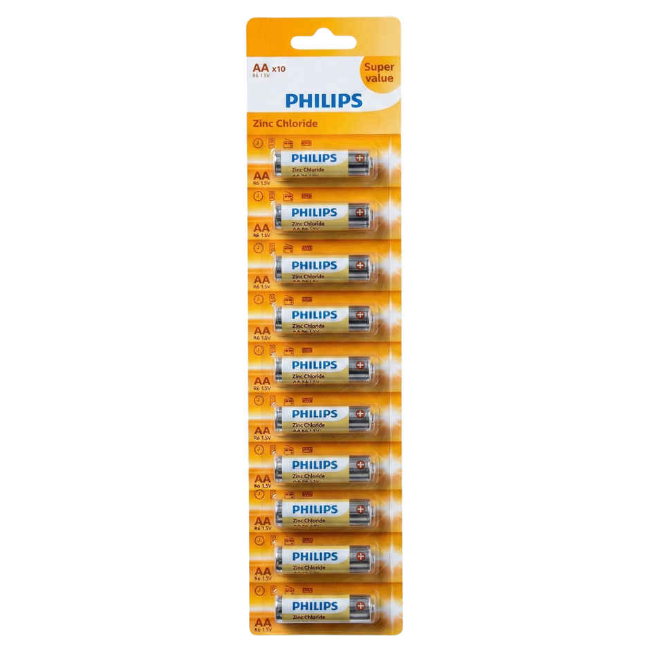 Philips Battery Cells Zinc AA