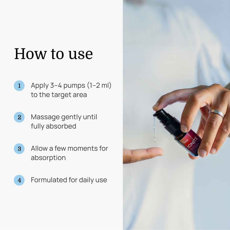 Formen Ignite Ayurvedic Performance Oil | Natural Oil For Intimate Arousal For Men