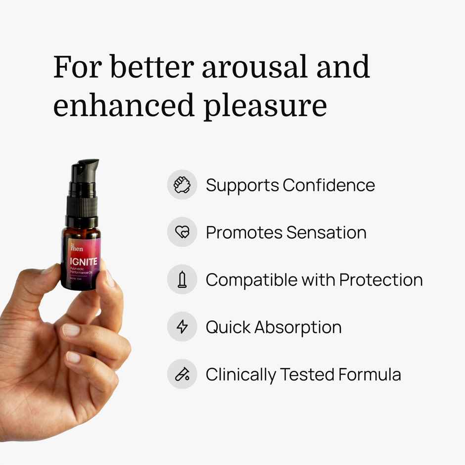 Formen Ignite Ayurvedic Performance Oil | Natural Oil For Intimate Arousal For Men