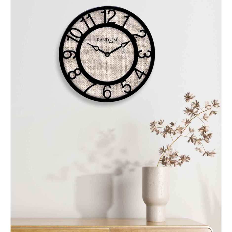 Casacraft by Pepperfry Contemporary 8 Inch Plastic Wall Clock