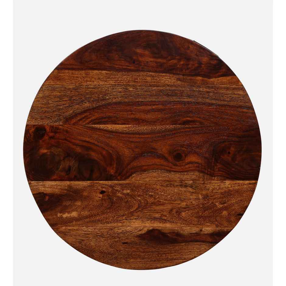 Casacraft by Pepperfry Woodsworth Harper Sheesham Wood End Table in Provincial Teak Finish