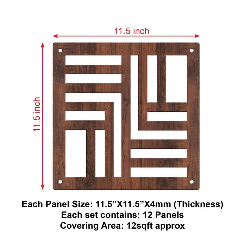Casacraft by Pepperfry Panel Imperial Wall Hanging Room Dividers - Pack Of 12