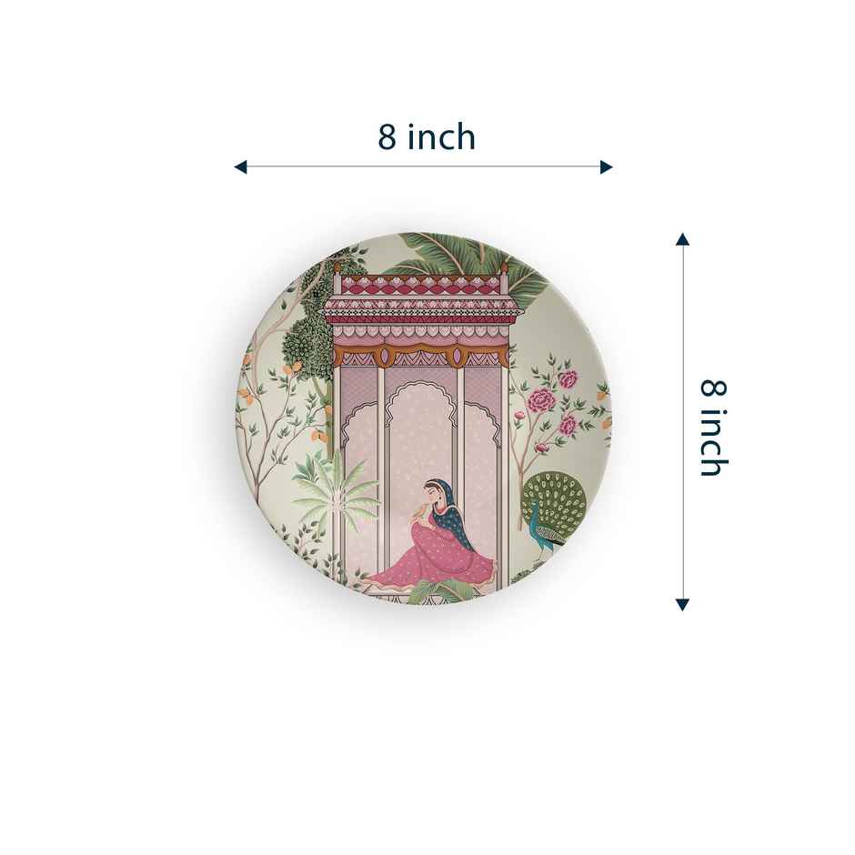 Casacraft by Pepperfry Wall Plate | Rani Mahal Design