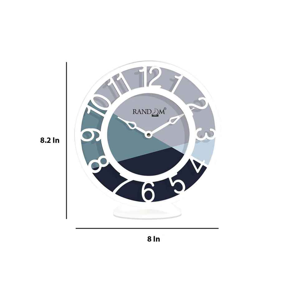 Casacraft by Pepperfry White Plastic Contemporary Modern Wall Clock