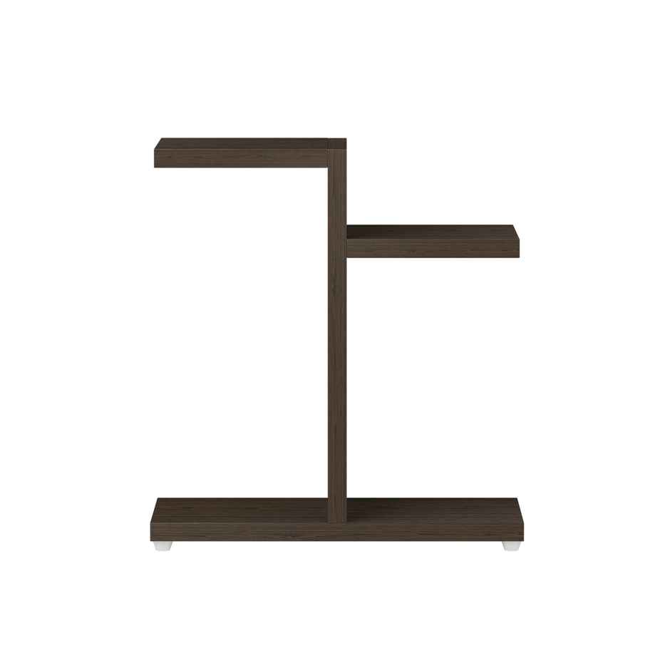 Casacraft by Pepperfry Dark Brown Engineered Wood Planter Stand