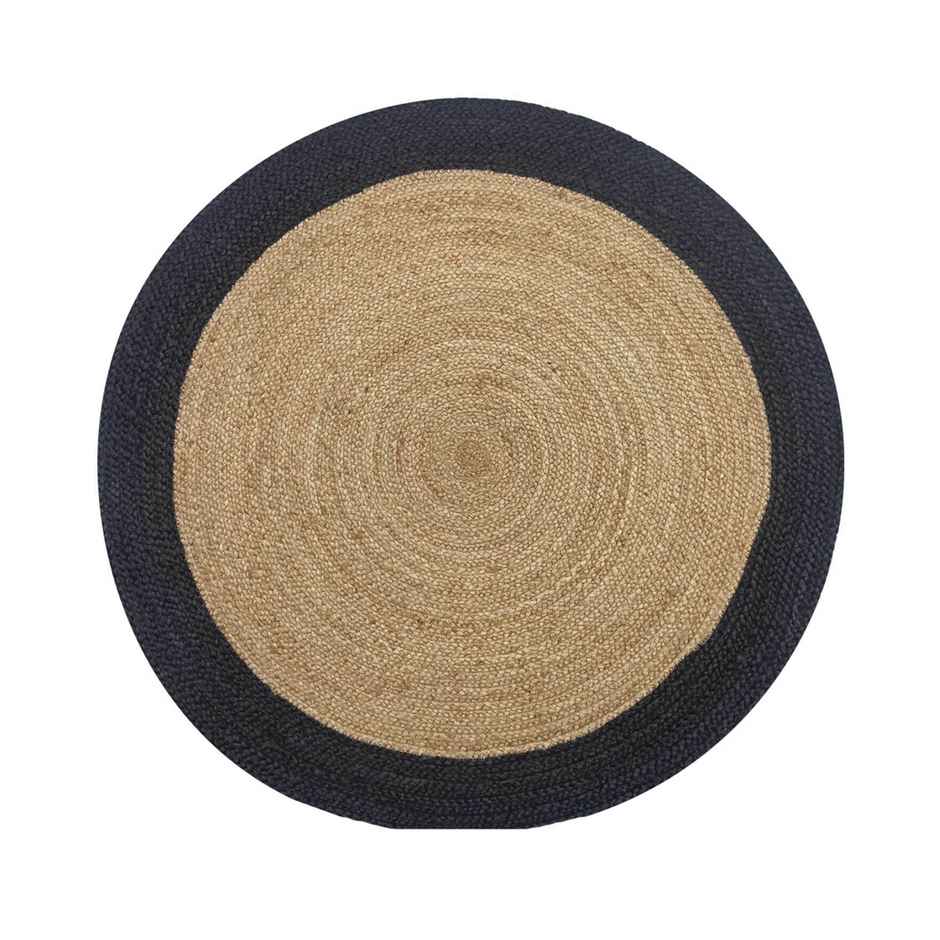 Casacraft by Pepperfry Round Carpet | Sorrell Brown | 3 feet
